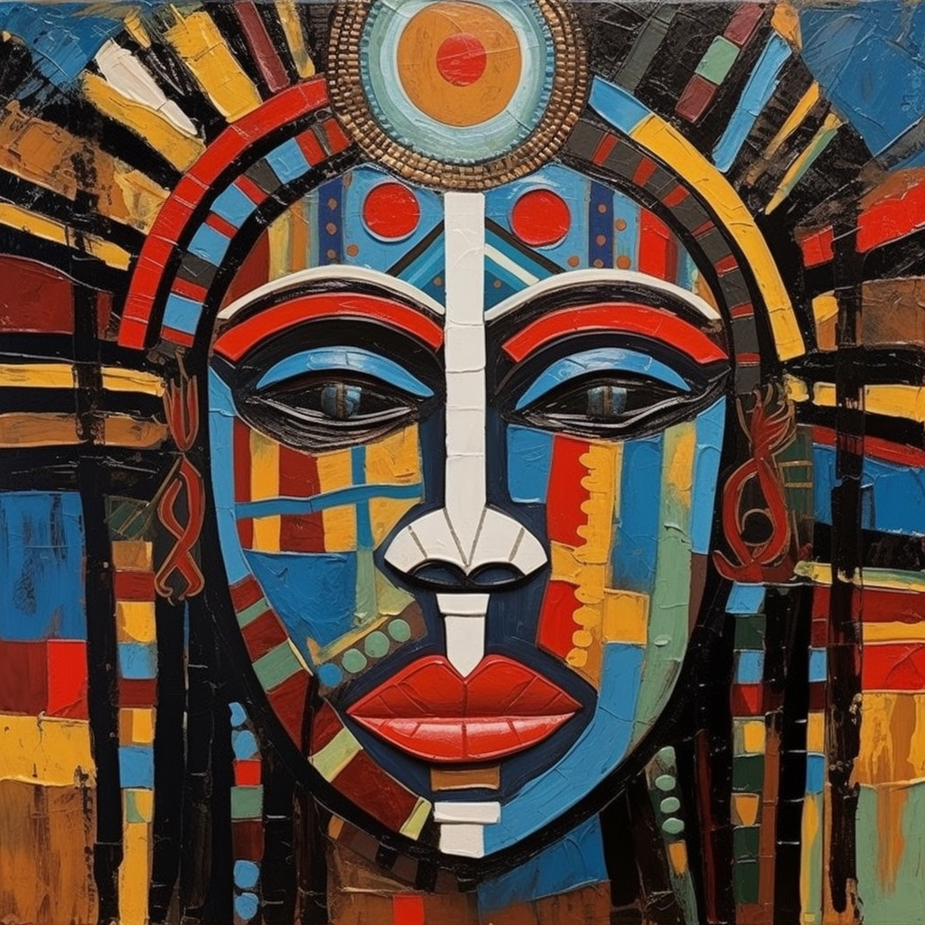 Geometric Face Art